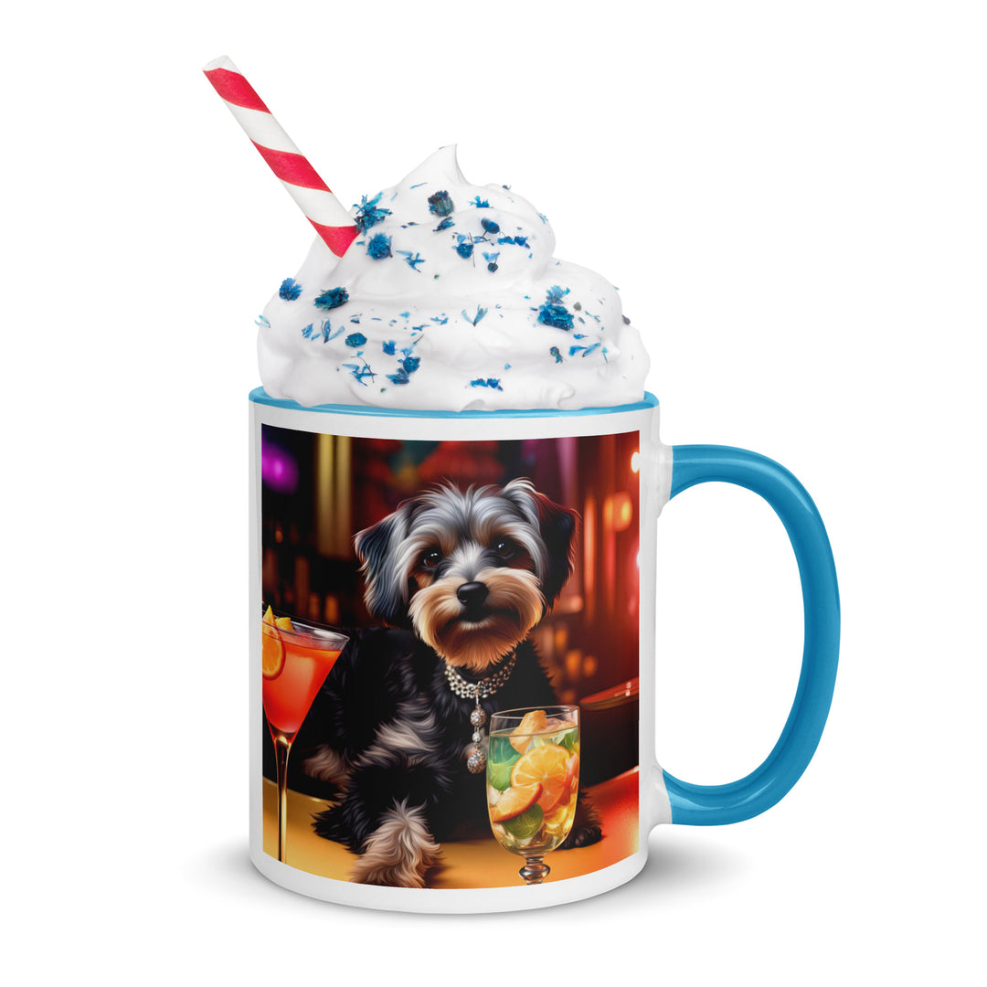 Yorkipoo General- Mug with Color Inside v8