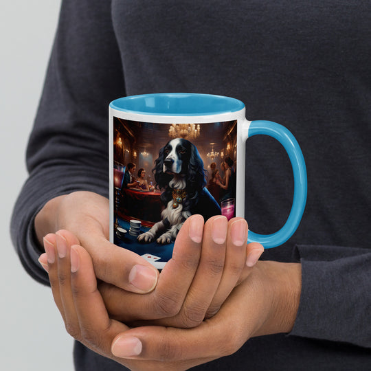 Sprocker Spaniel General- Mug with Color Inside v9