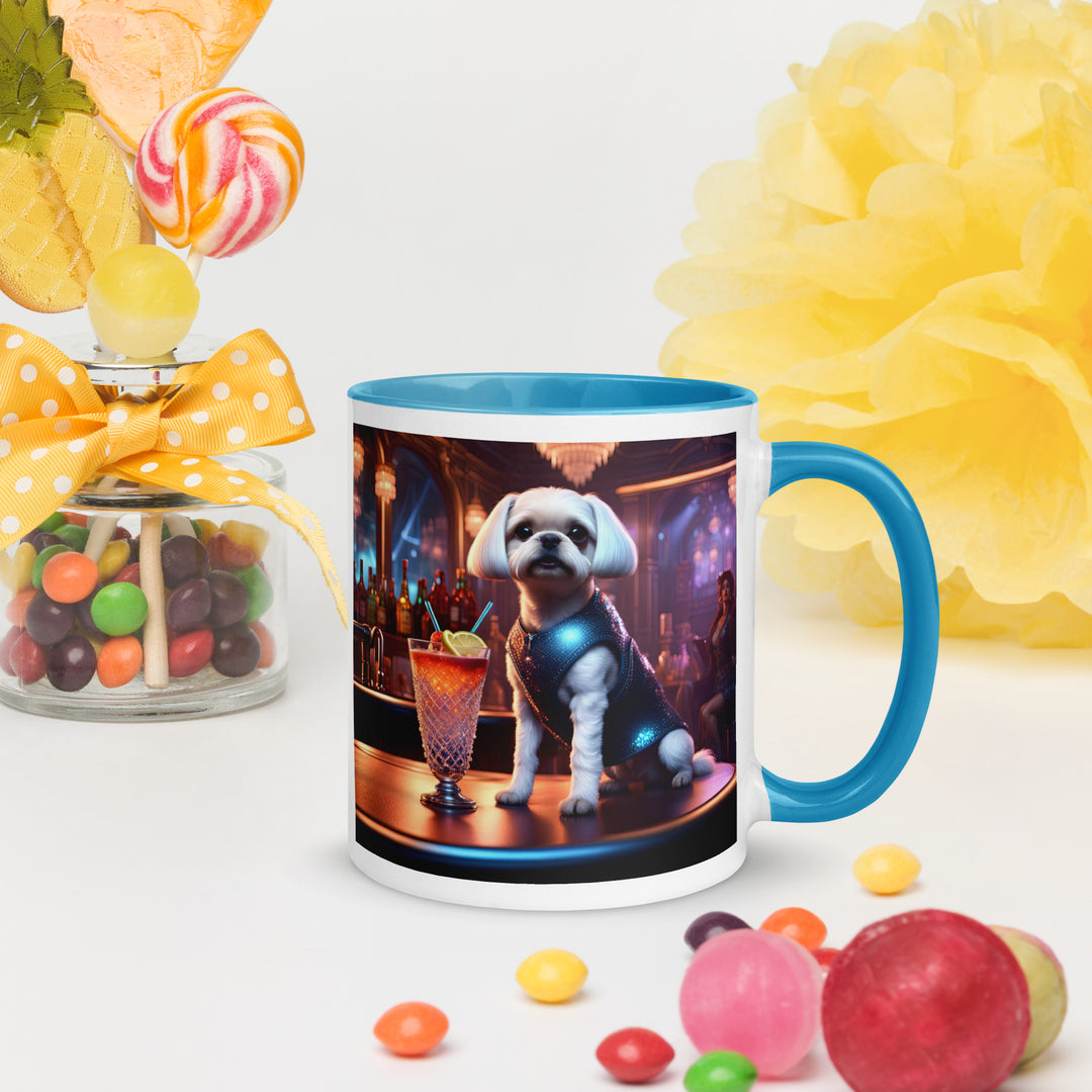 Pugapoo General- Mug with Color Inside v4