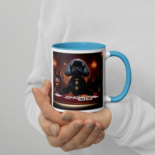 Pugapoo General- Mug with Color Inside v5