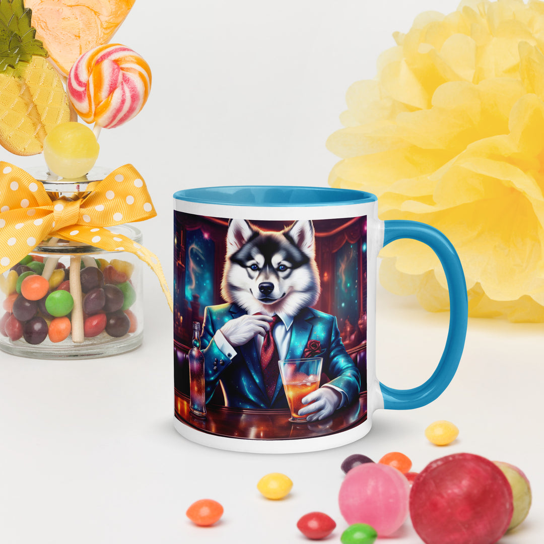 Pomsky General- Mug with Color Inside