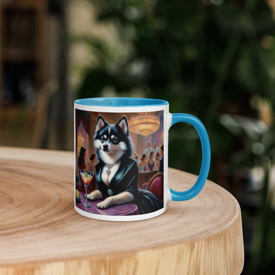 Pomsky General- Mug with Color Inside v5