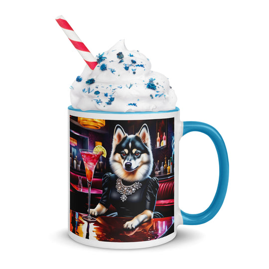 Pomsky General- Mug with Color Inside v10