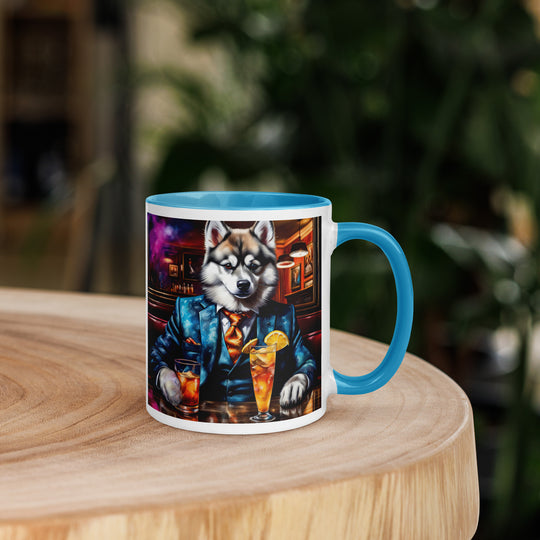 Pomsky General- Mug with Color Inside v13