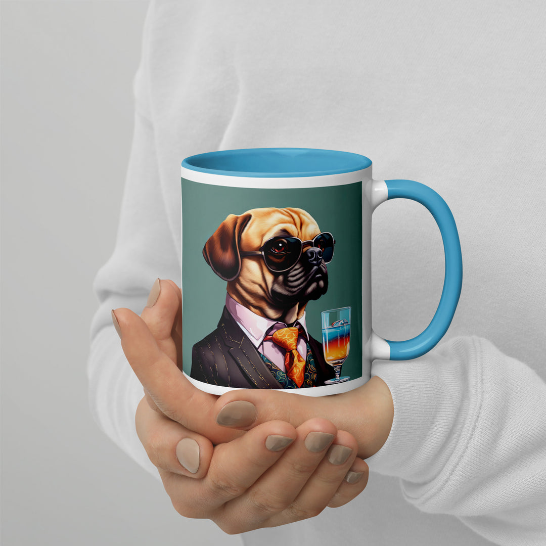 Puggle General- Mug with Color Inside