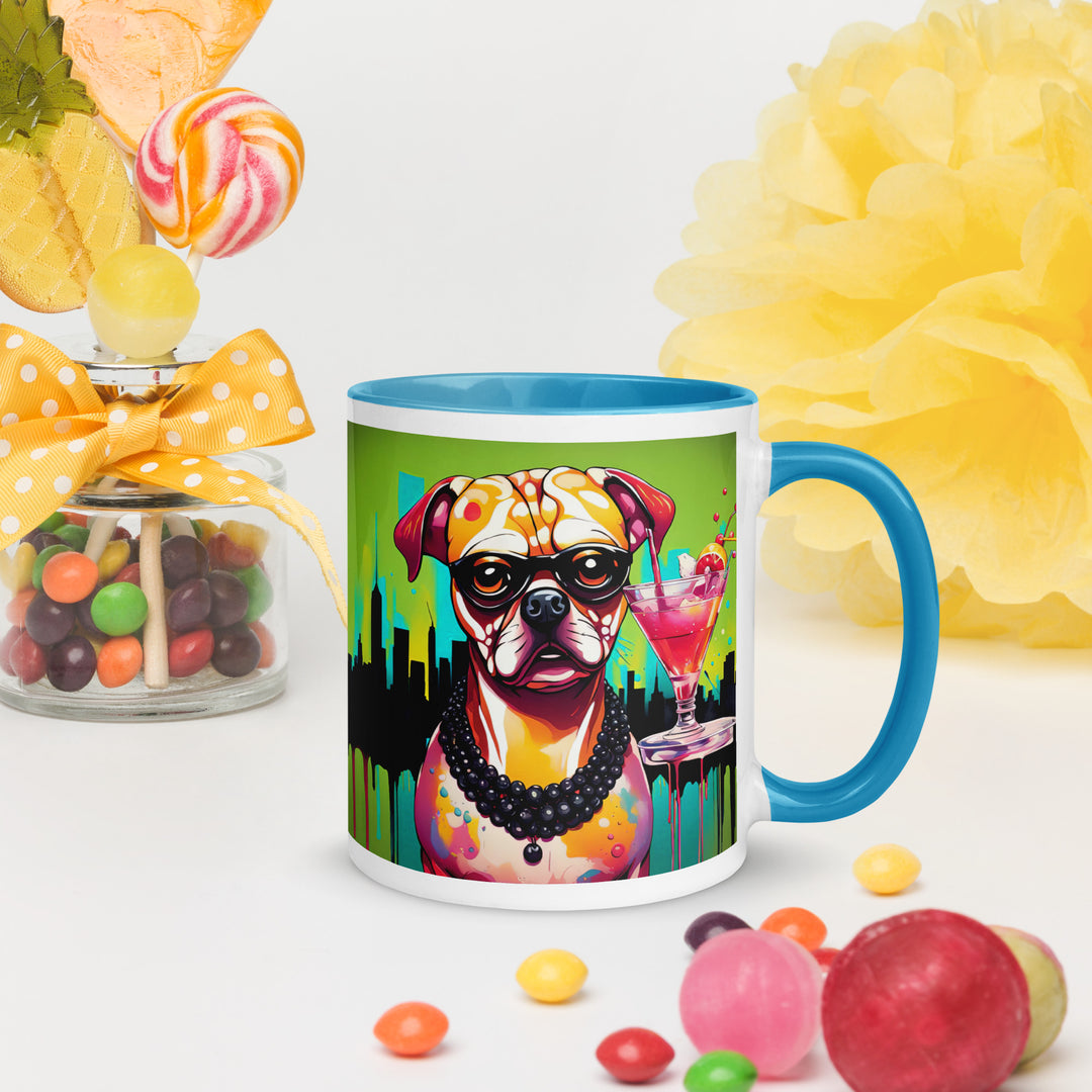 Puggle General- Mug with Color Inside v4