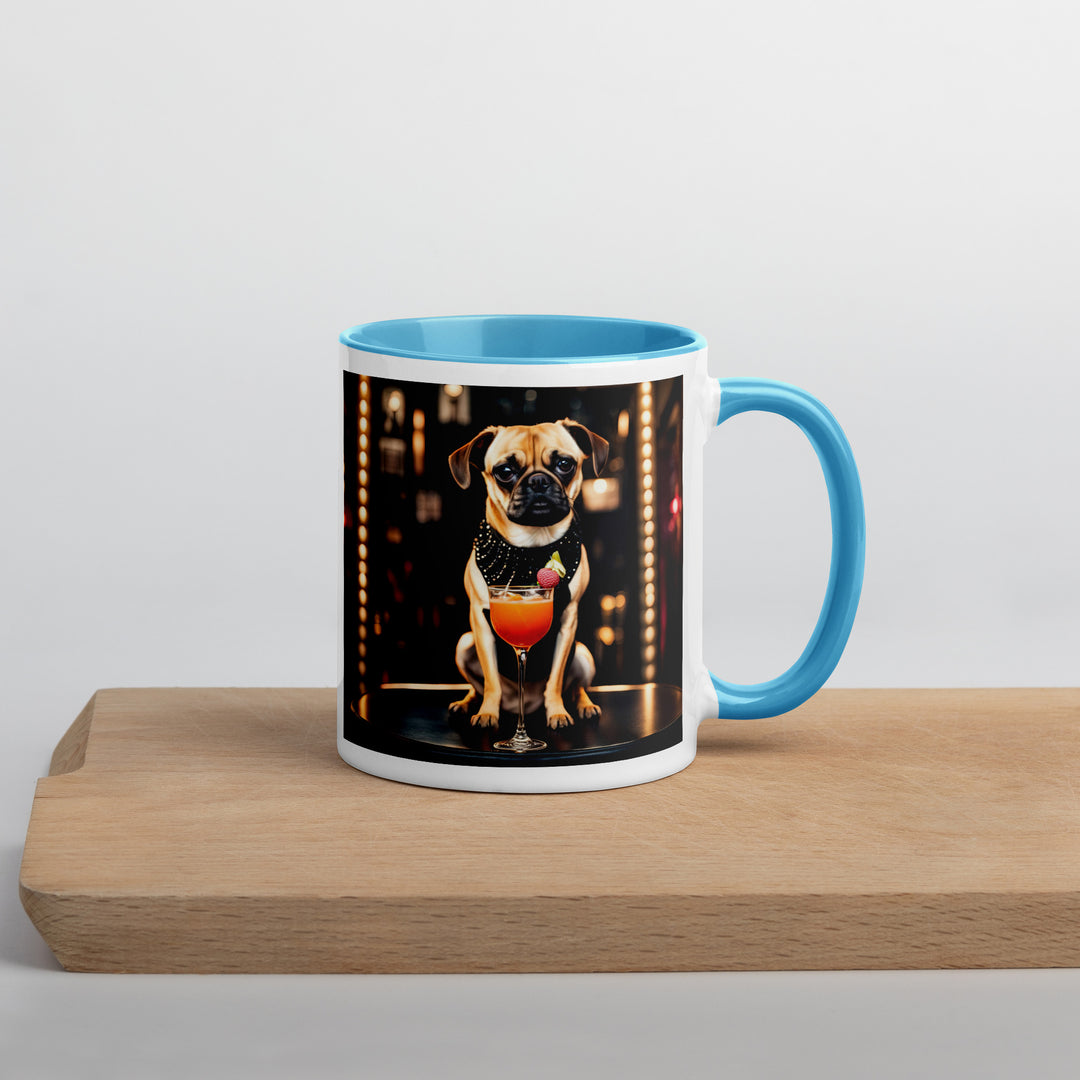 Puggle General- Mug with Color Inside v13