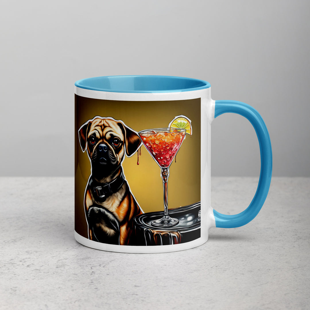 Puggle General- Mug with Color Inside v17