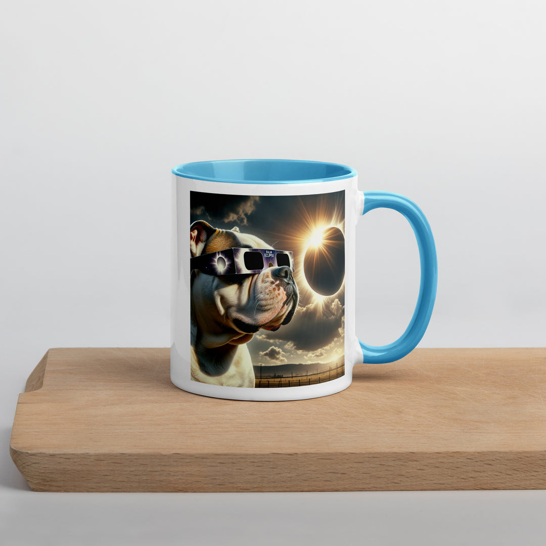 American Bulldog Eclipse- Mug with Color Inside