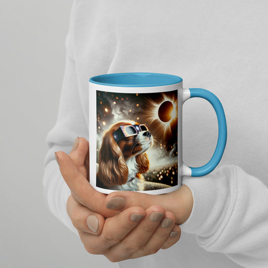 Cavalier King Charles Spaniel Eclipse- Mug with Color Inside v2