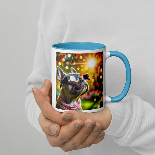 French Bulldog Eclipse- Mug with Color Inside