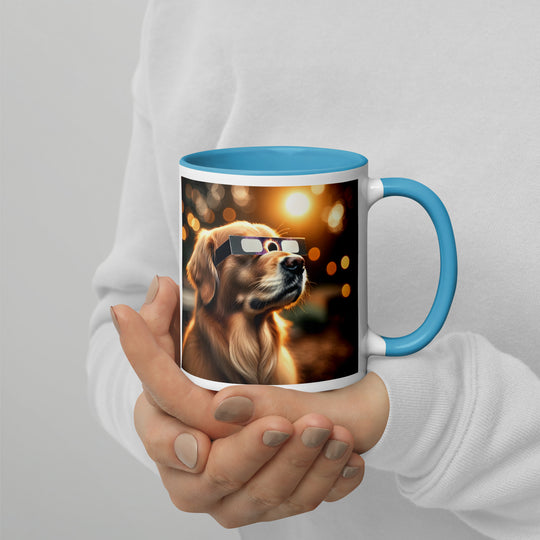 Golden Retriever Eclipse- Mug with Color Inside