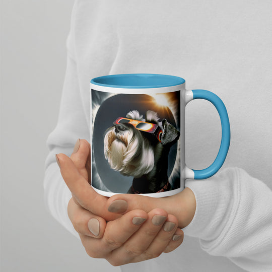 Miniature Schnauzer Eclipse- Mug with Color Inside v2