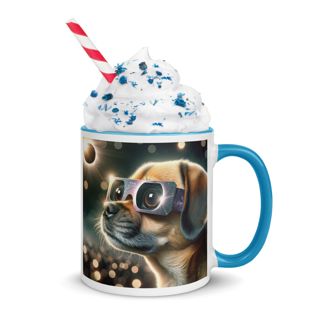 Puggle Eclipse- Mug with Color Inside