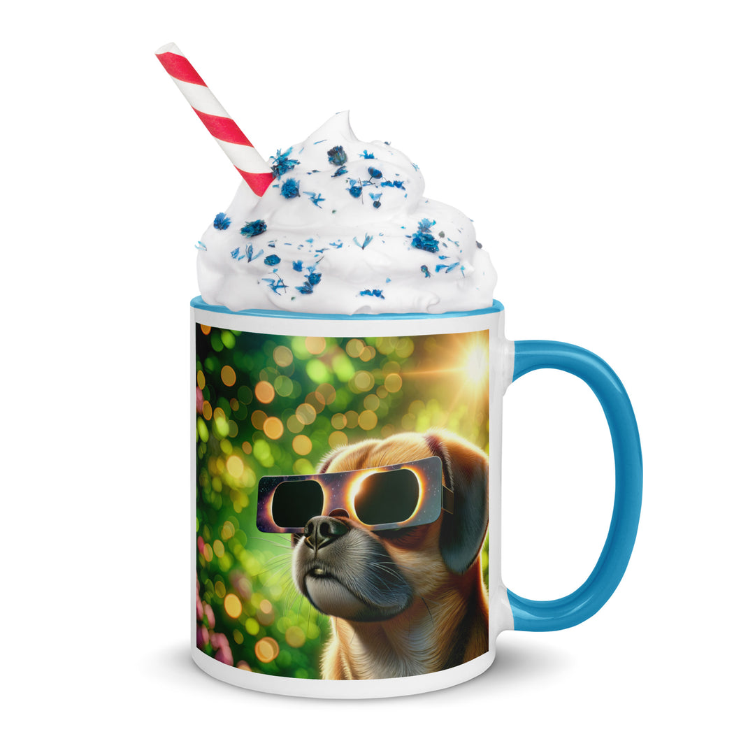 Puggle Eclipse- Mug with Color Inside v2