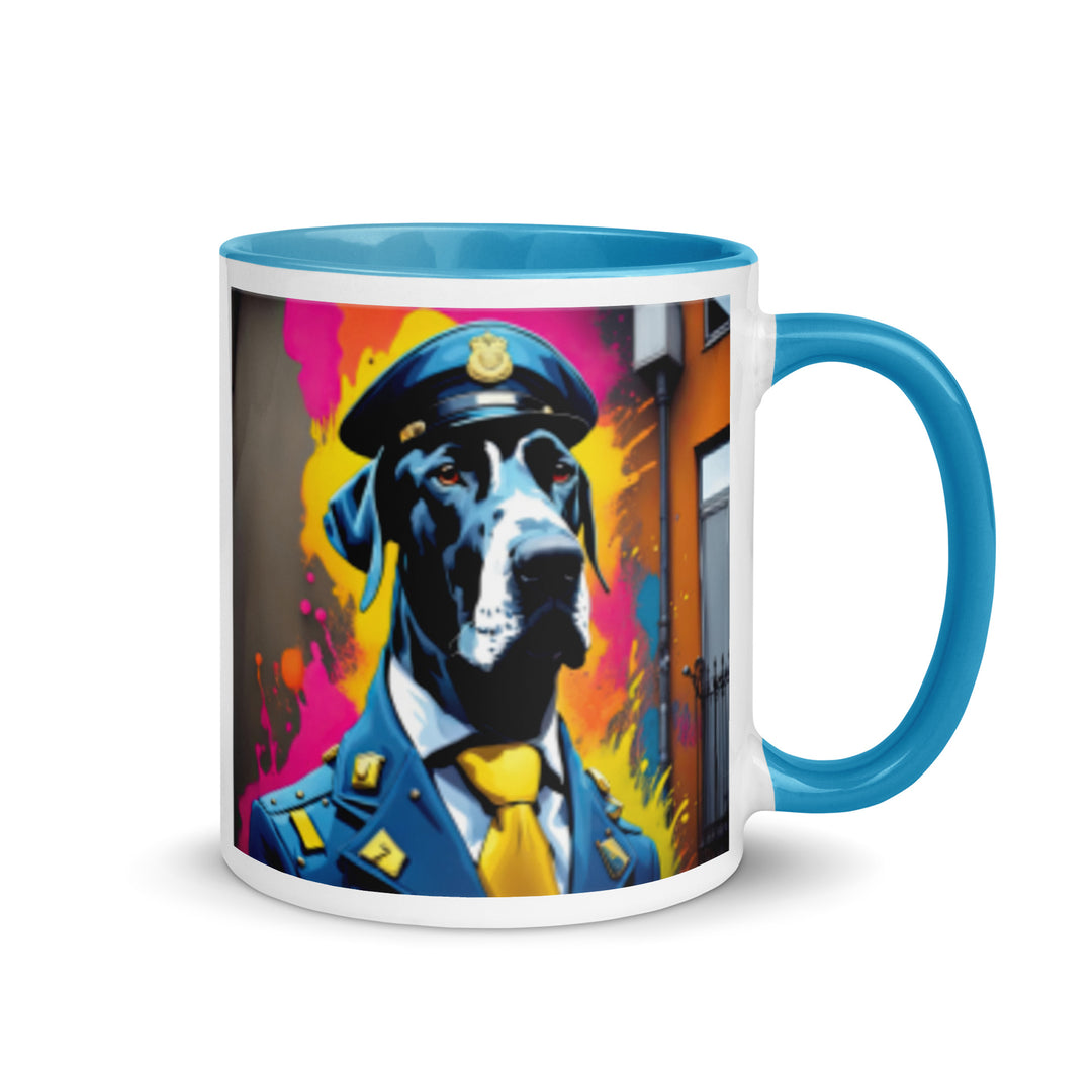 Great Dane- Mug with Color Inside v5