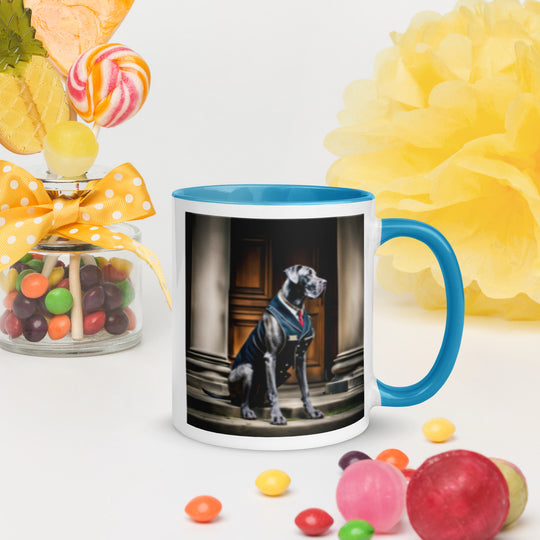 Great Dane- Mug with Color Inside v4
