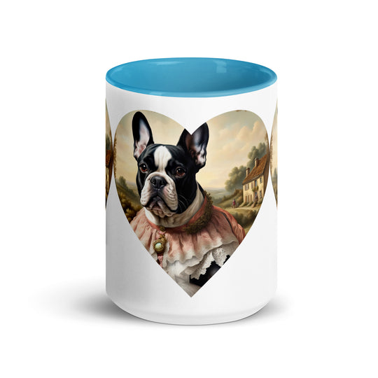 Mug with Color Inside-French Bulldog V6