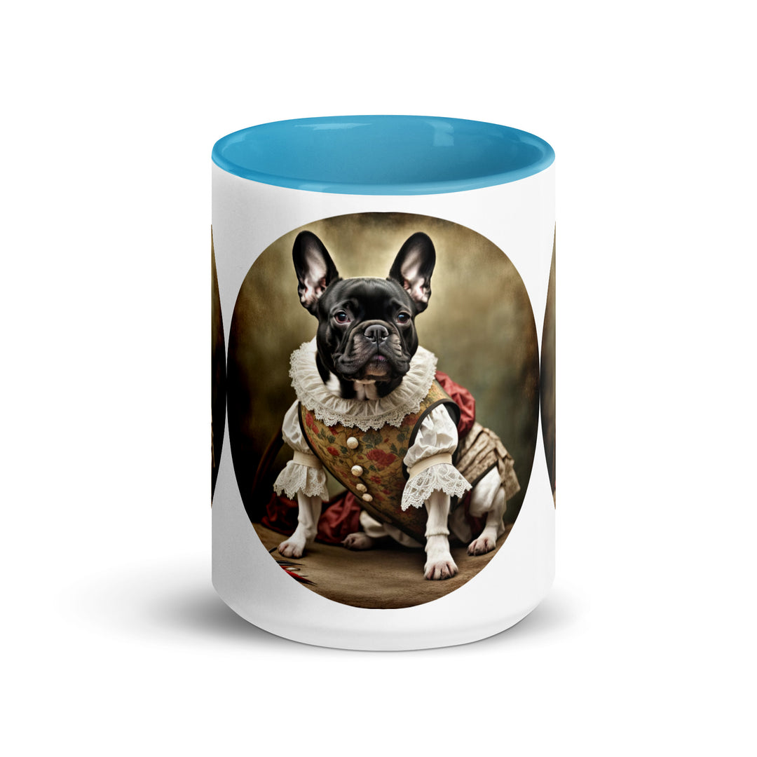 Mug with Color Inside-French Bulldog V8