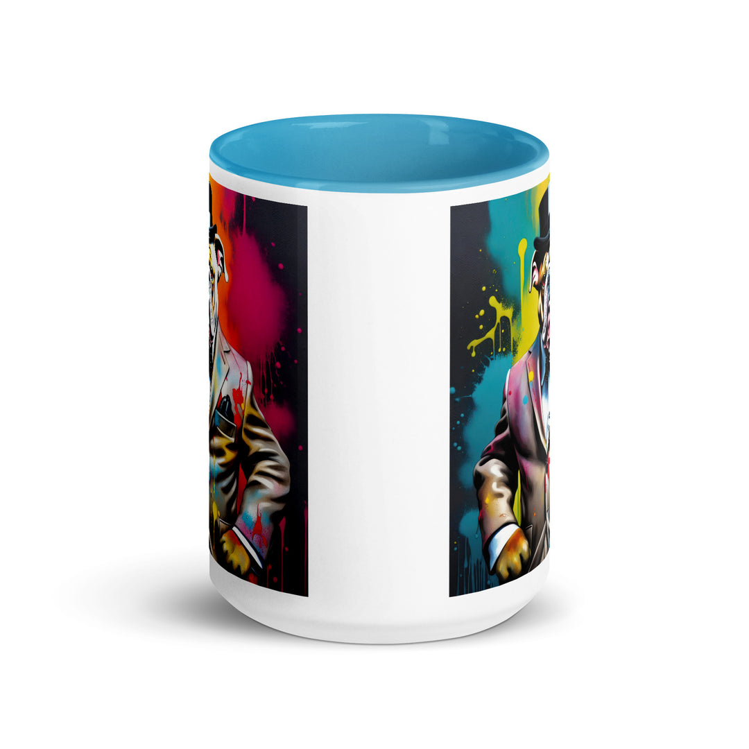 Bulldog- Mug with Color Inside v4