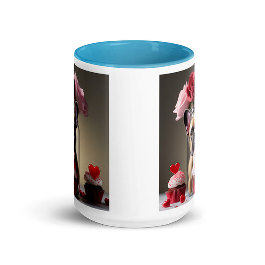 French Bulldog Romantic- Mug with Color Inside