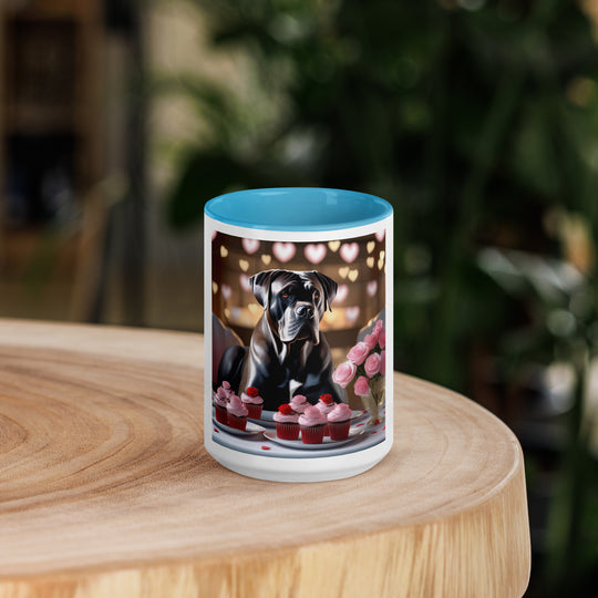 Cane Corso Romantic- Mug with Color Inside v2