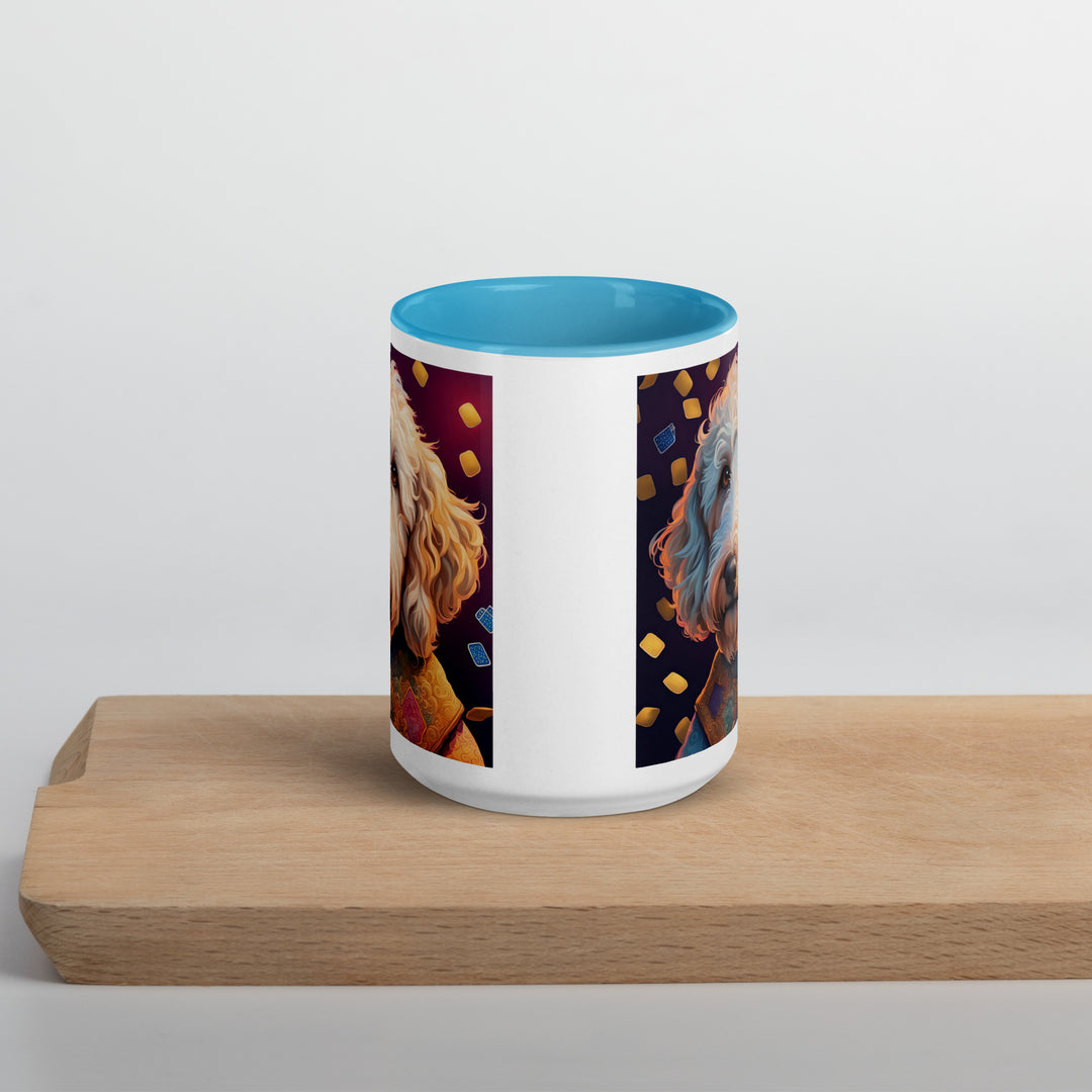 Goldendoodle- Mug with Color Inside v12