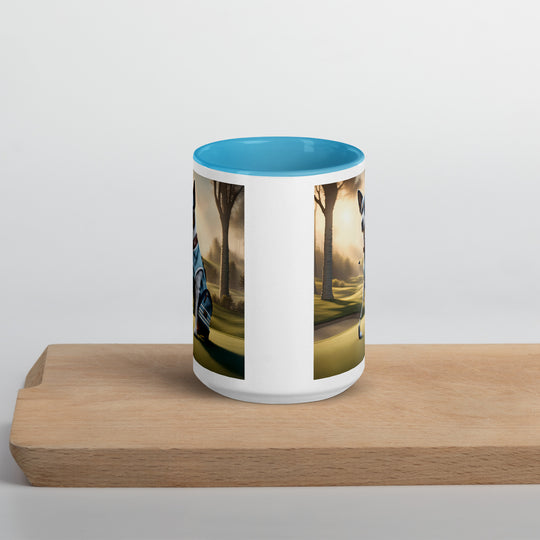 Texas Heeler Golfer- Mug with Color Inside v2