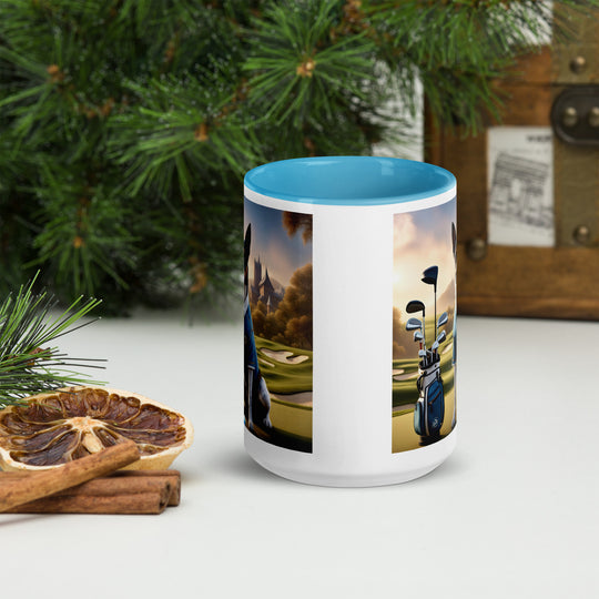 Texas Heeler Golfer- Mug with Color Inside v3