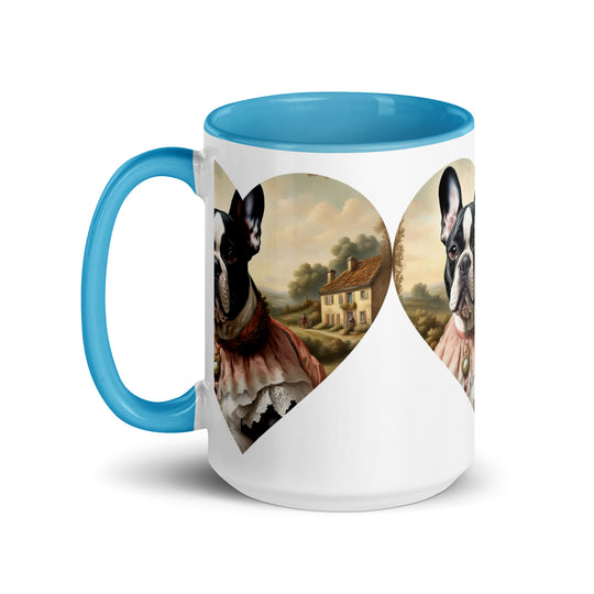 Mug with Color Inside-French Bulldog V6