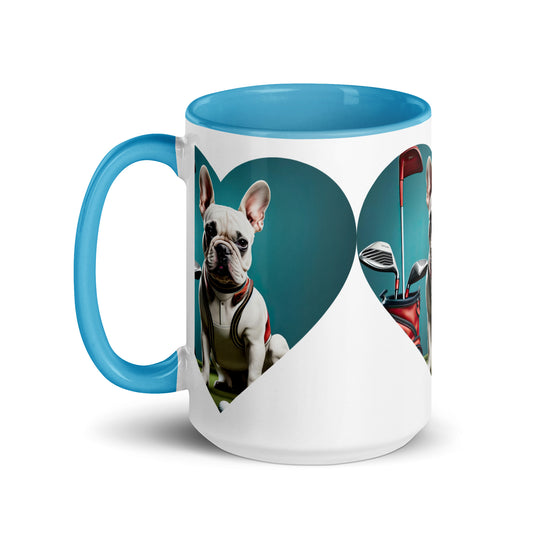 Mug with Color Inside-French Bulldog V7