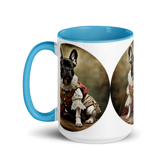 Mug with Color Inside-French Bulldog V8