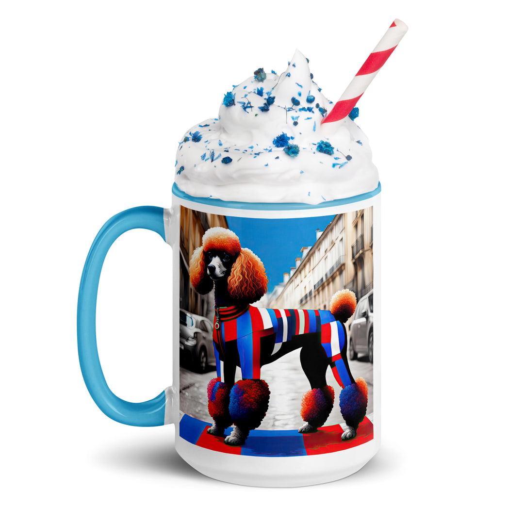 Poodle- Mug with Color Inside