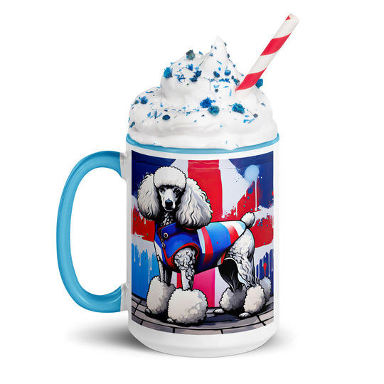 Poodle- Mug with Color Inside v2