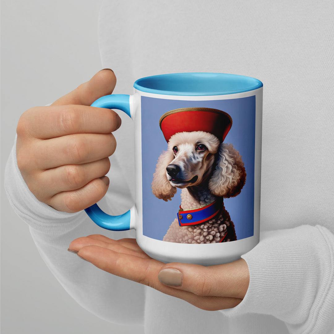 Poodle- Mug with Color Inside v3
