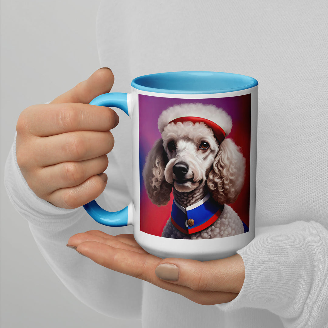 Poodle- Mug with Color Inside v5