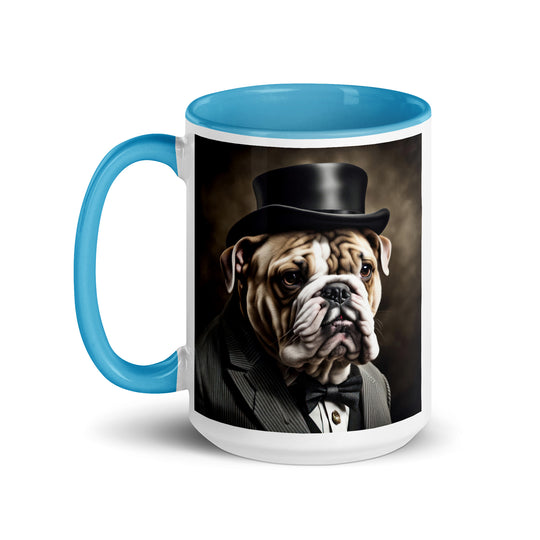 Bulldog- Mug with Color Inside