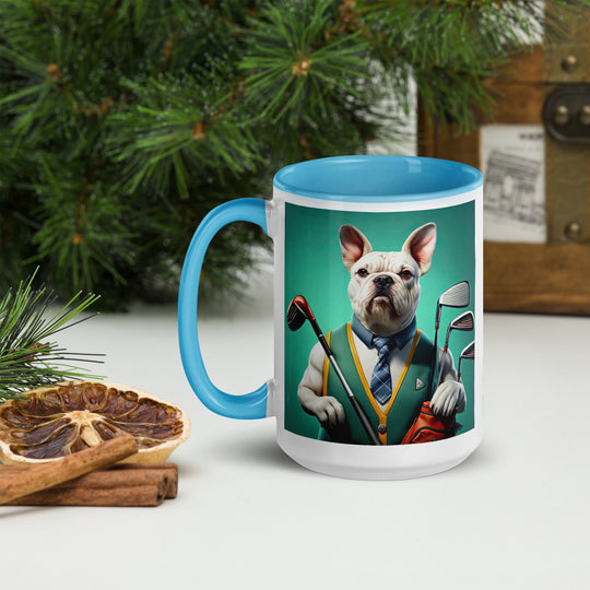 American Bulldog Golfer- Mug with Color Inside