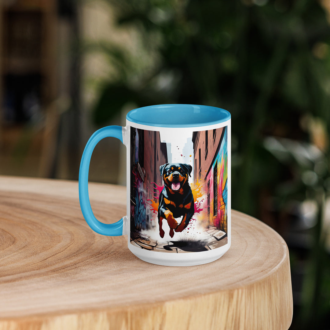 Rottweiler- Mug with Color Inside