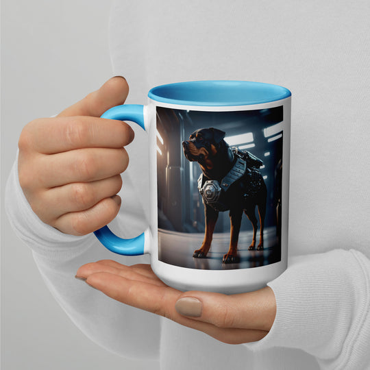 Rottweiler- Mug with Color Inside v2