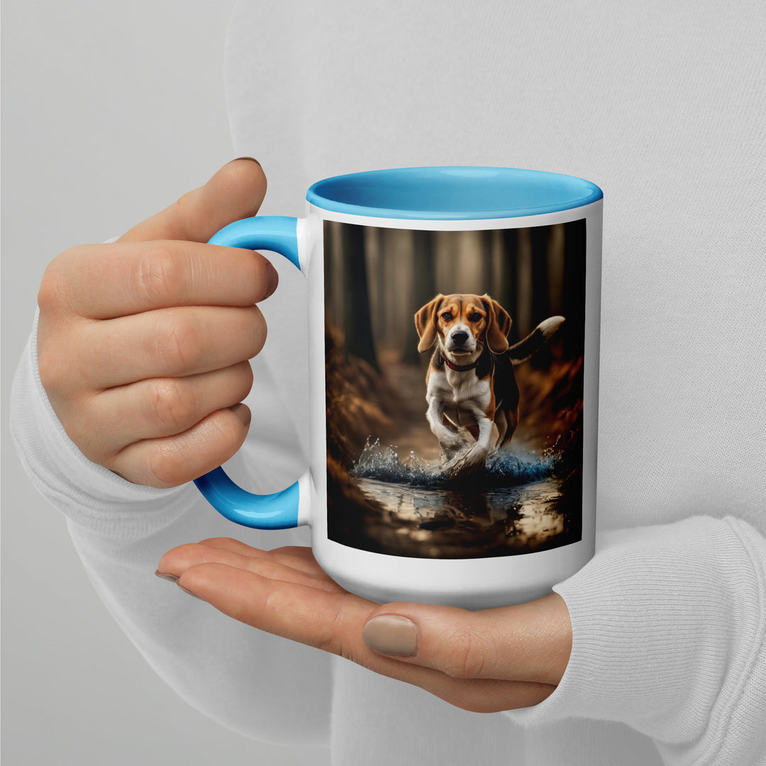 Beagle- Mug with Color Inside v3