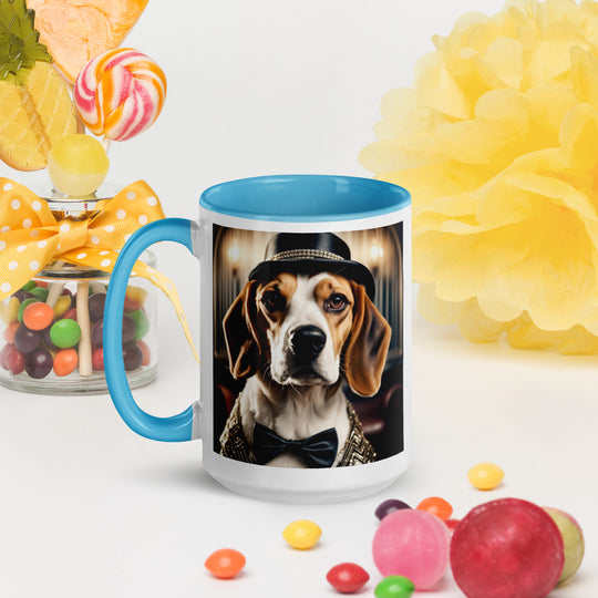 Beagle- Mug with Color Inside v4