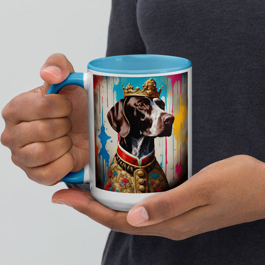 German Shorthaired Pointer- Mug with Color Inside