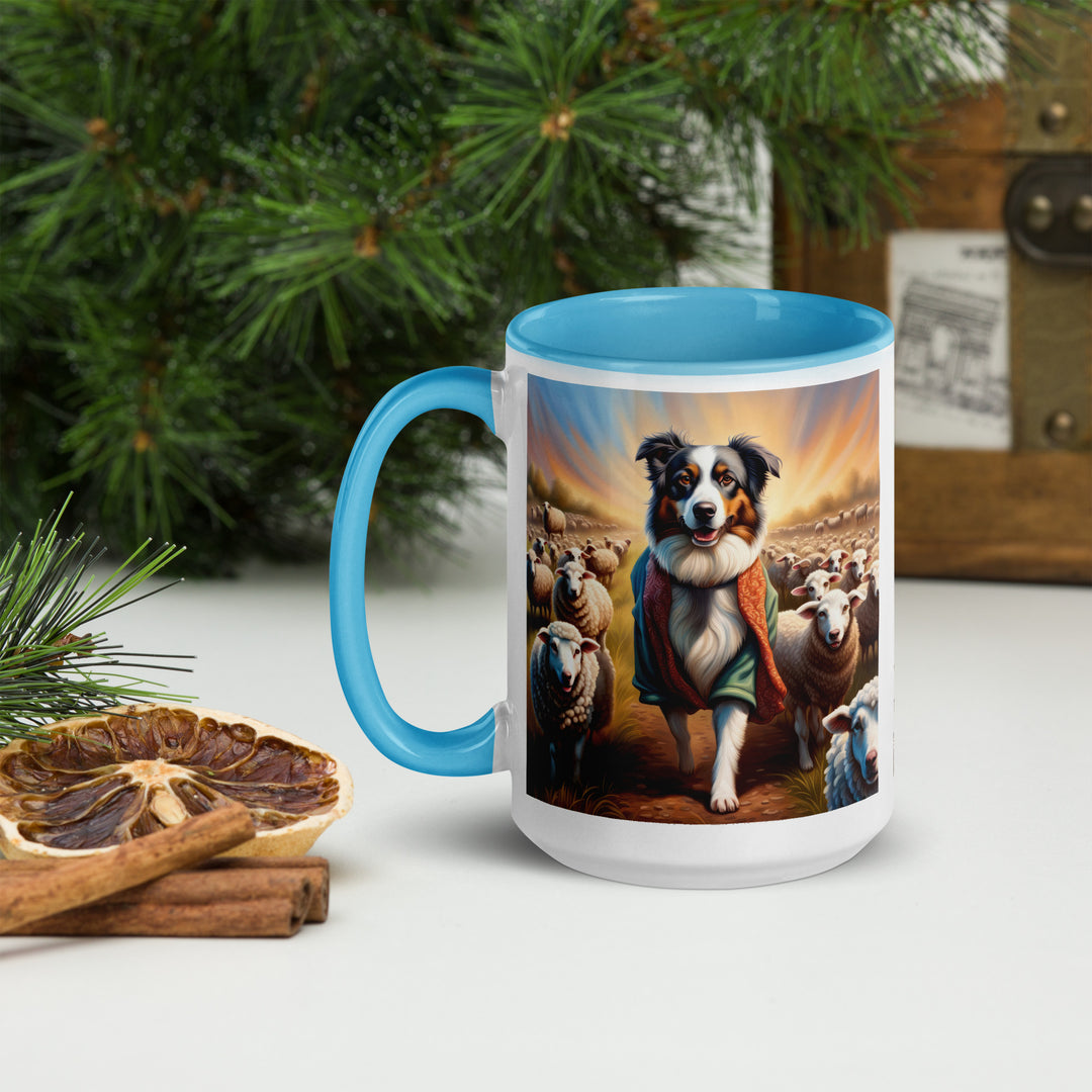 Australian Shepherd- Mug with Color Inside