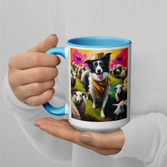 Australian Shepherd- Mug with Color Inside v2