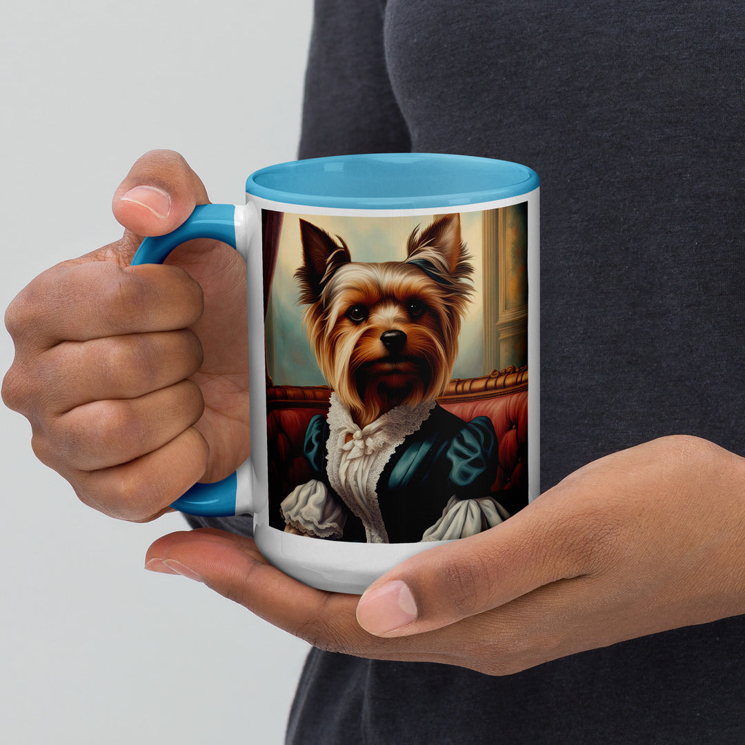 Yorkshire Terrier- Mug with Color Inside v2