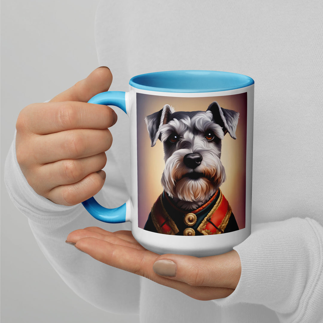 Miniature Schnauzer- Mug with Color Inside