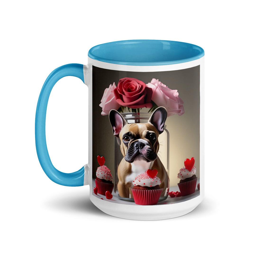 French Bulldog Romantic- Mug with Color Inside