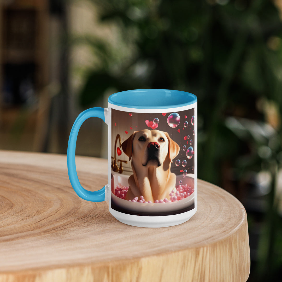 Labrador Retriever Romantic- Mug with Color Inside