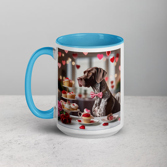 German Shorthaired Pointer Romantic- Mug with Color Inside